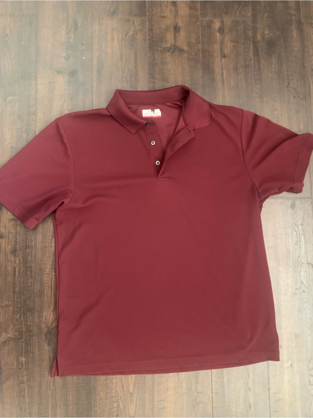 Grand Slam Men's Maroon Polo Shirt